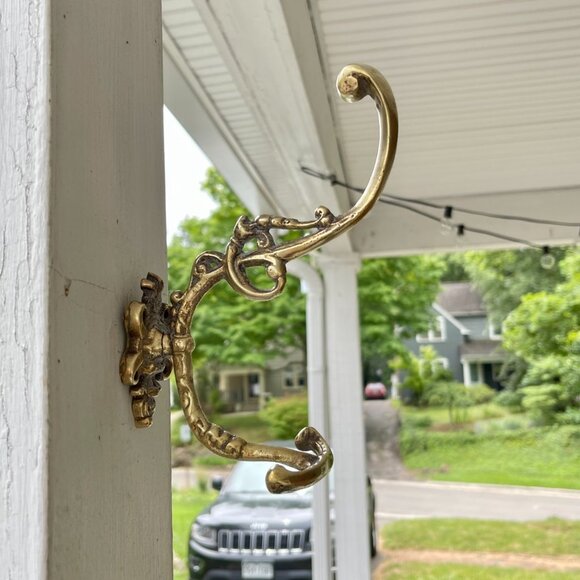 French Baroque Double Wall Hook - Picture 5 of 15